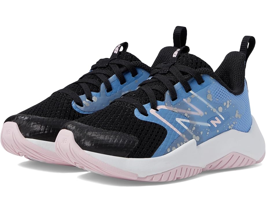 

Кроссовки New Balance Kids Rave Run v2, цвет Black/Blue Laguna