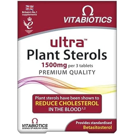 

Таблетки Ultra Plant Sterols - Упаковка из 30 штук Vitabiotics