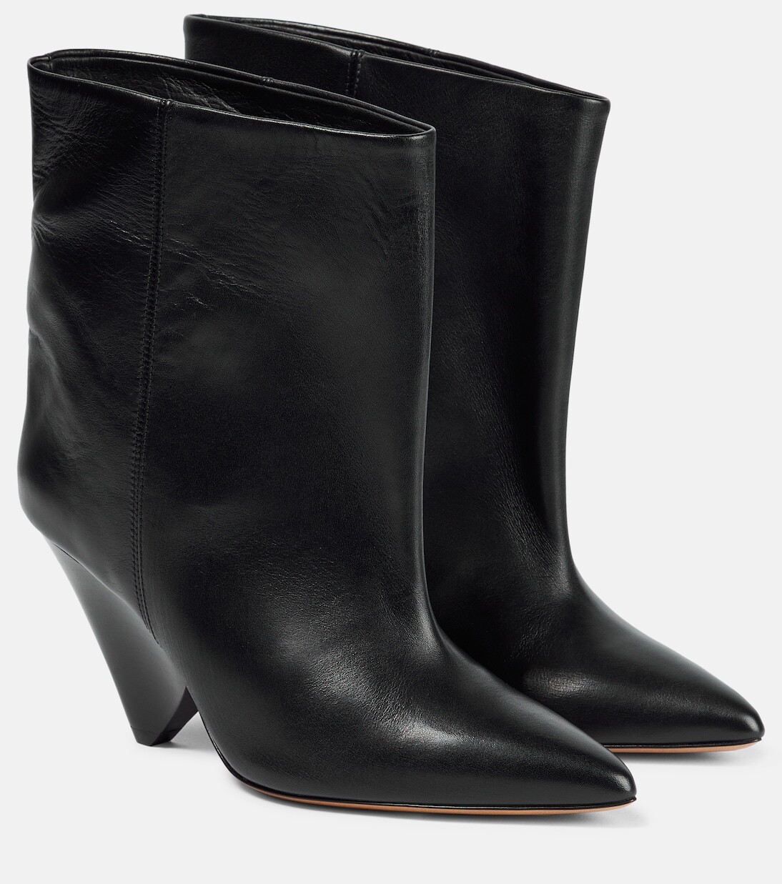 Кожаные ботильоны miyako Isabel Marant, черный