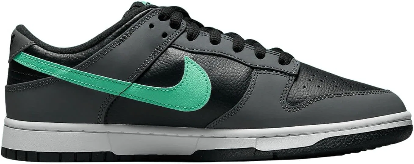 Кроссовки мужские Nike Dunk Low Retro, Grey Green Glow Black — фото 2