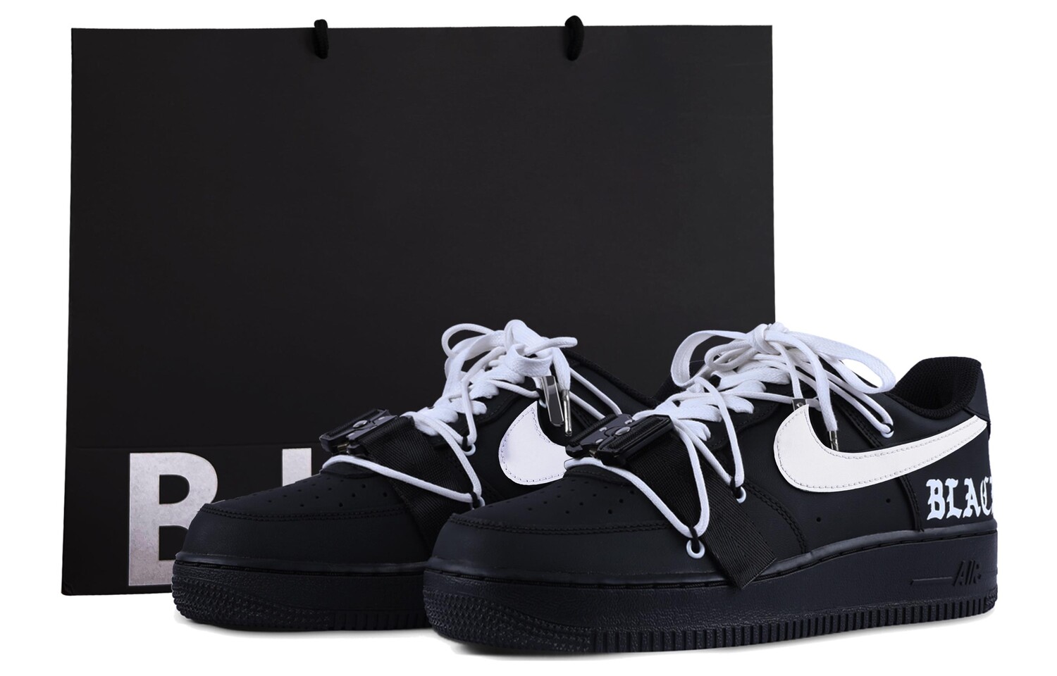 

Мужские кроссовки для скейтбординга Nike Air Force 1 Low, черный