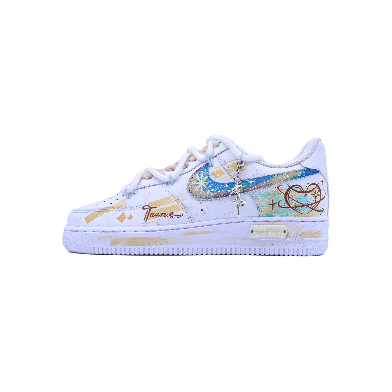 

Nike Кроссовки для скейтбординга Air Force 1, унисекс, низкие, синий