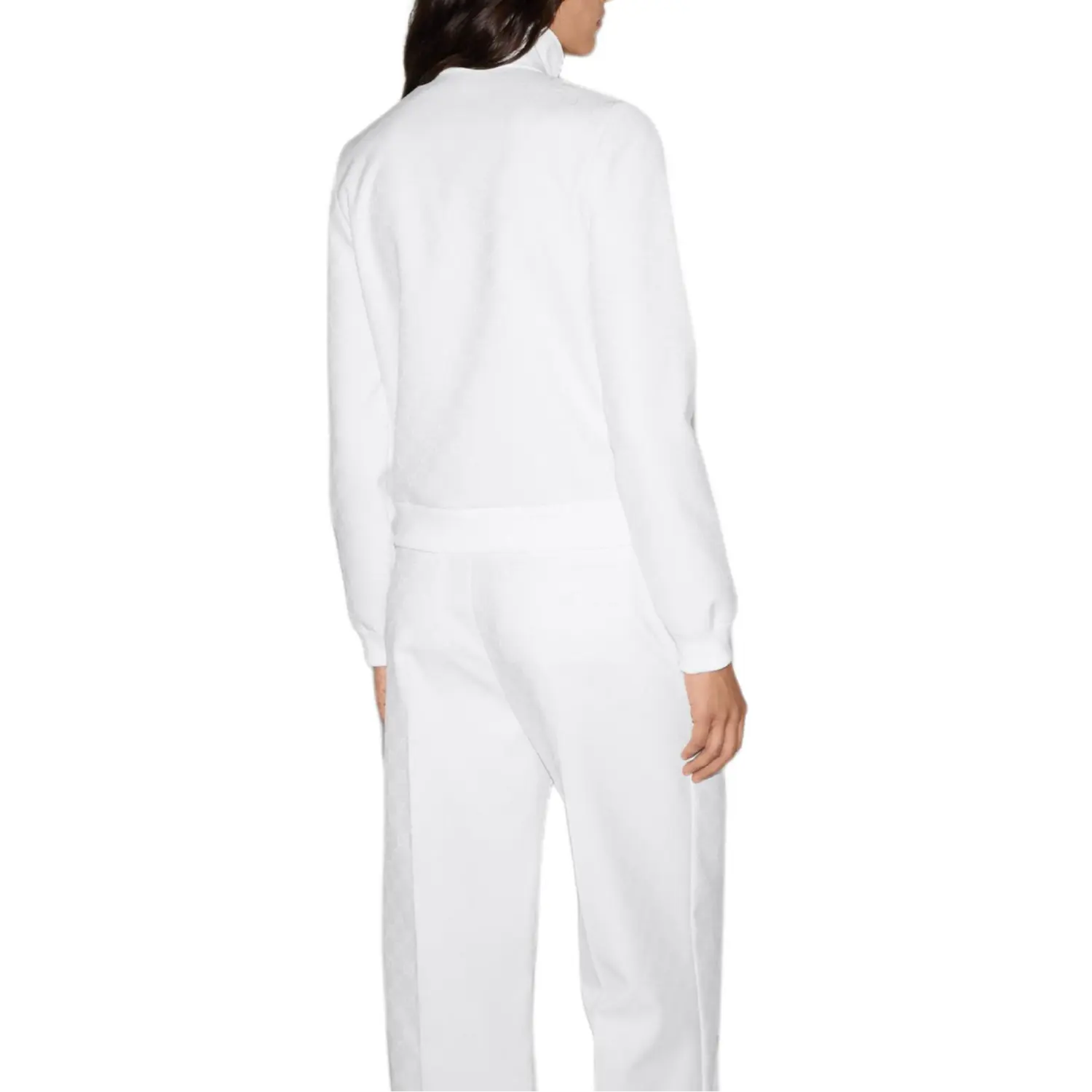 GUCCI Джаккардовая куртка на молнии, White — фото 4