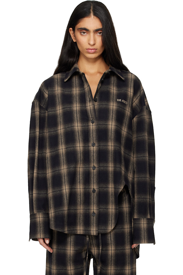 

The Attico Коричневая рубашка Дианы