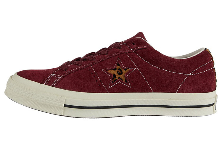 

Кроссовки для скейтбординга One Star, унисекс, низкие, бордовые Converse