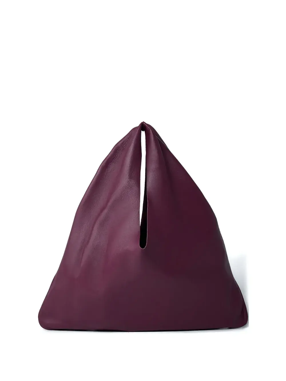 

Маленькая кожаная сумка-тоут Bindle THE ROW, красный