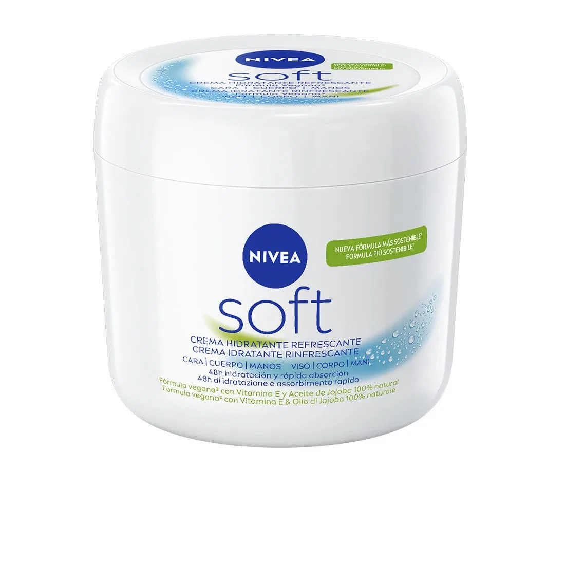 Универсальный крем NIVEA Soft с маслом жожоба и витамином Е, 500 мл Nivea