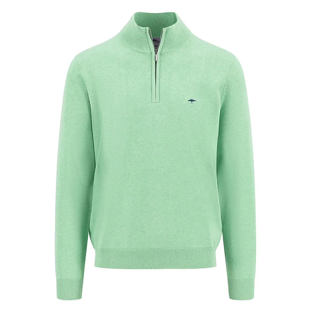 

Свитер Fynch Hatton 1513215 half zip, зеленый