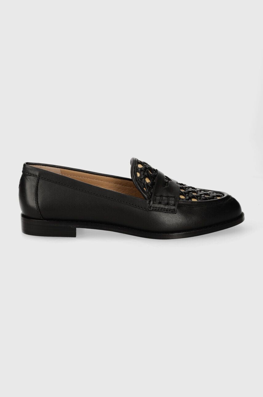 

Кожаные лоферы Lauren Ralph Wynnie II Lauren Ralph Lauren, черный