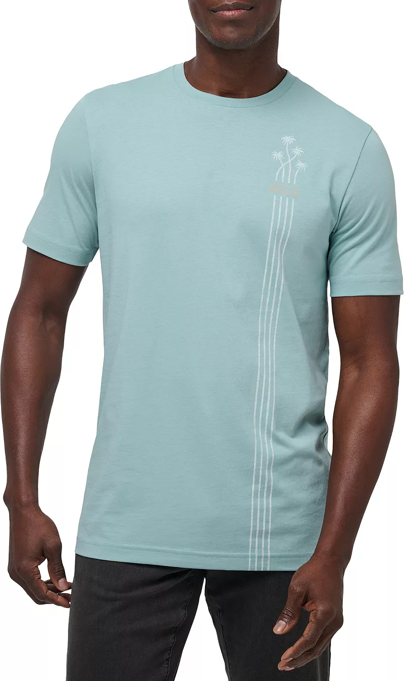 

Мужская футболка для гольфа TravisMathew Pacific Vibe, цвет Cameo