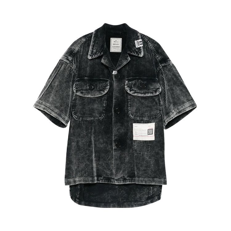 

Рубашка Maison Mihara Yasuhiro Amateur Sewn Short-Sleeve Shirt, Black