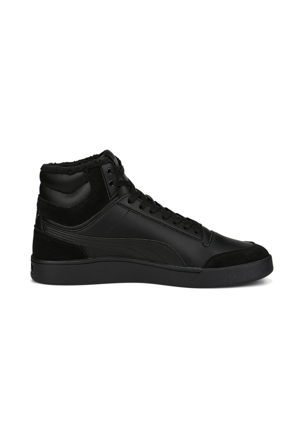 Низкие кроссовки Puma Low Shuffle Mid Fur, черный — фото 3