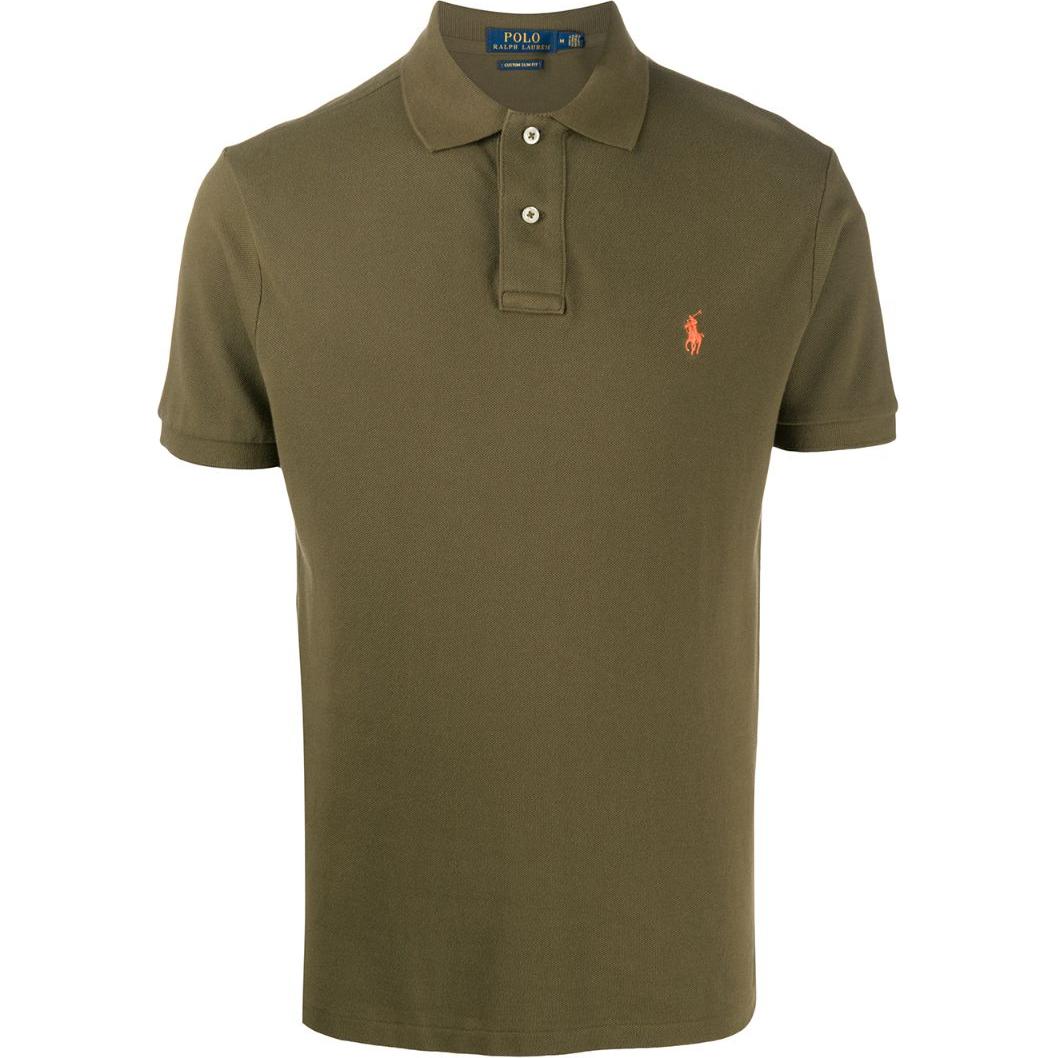 

Поло с вышитым логотипом Polo Ralph Lauren, зеленый