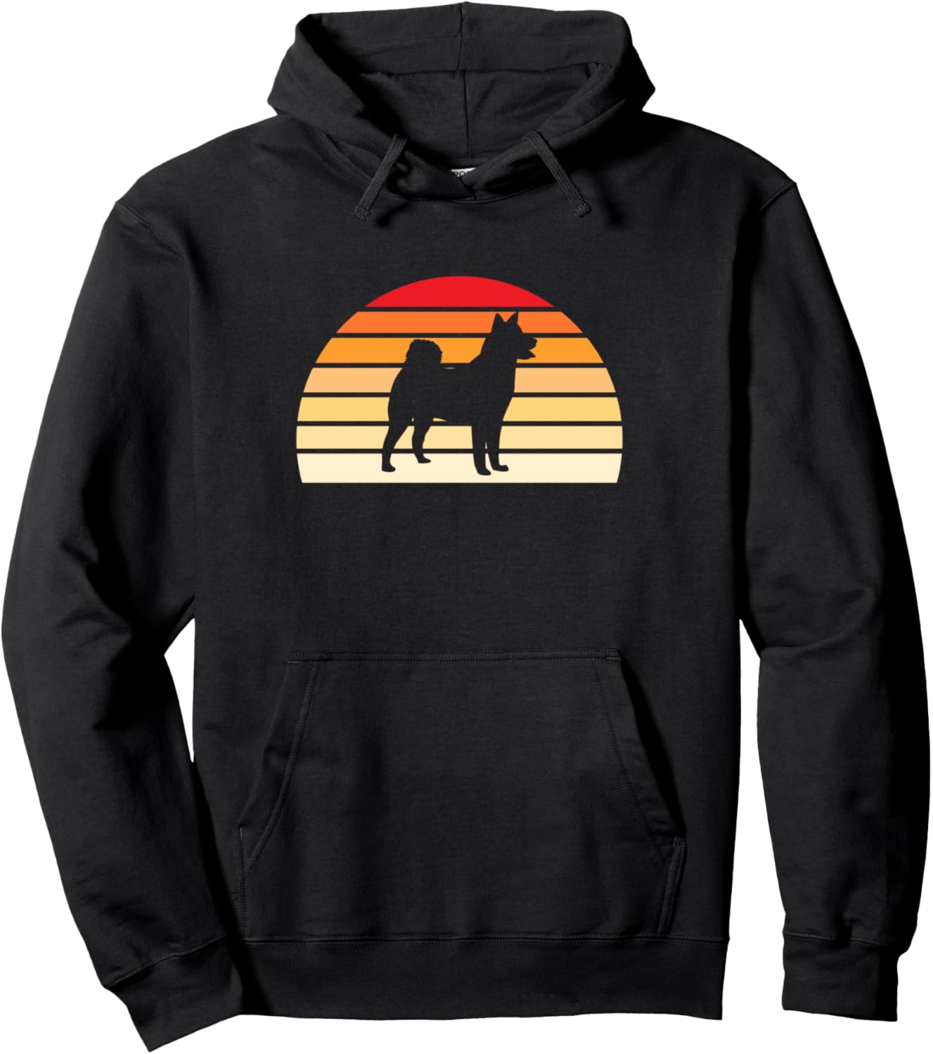 

Худи Sheba Inu Retro Sunset Vintage Sheba Inus & Sheba Inu Owner Gift, черный