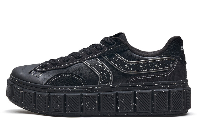 

Кроссовки XTEP Skateboarding Shoes Women's Low-top Black, черный