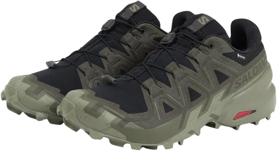 

Мужские кроссовки Salomon Speedcross 6, Black/Peat/Deep Lichen Green