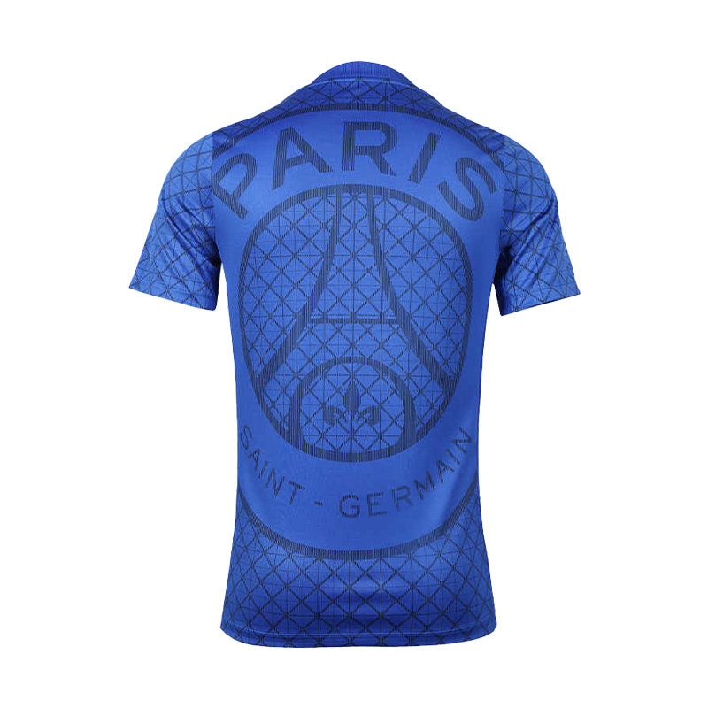 Футболка Paris Saint Germain Academy Pro Home Men's Dri FIT предматчевая с короткими рукавами Nike, синий — фото 3