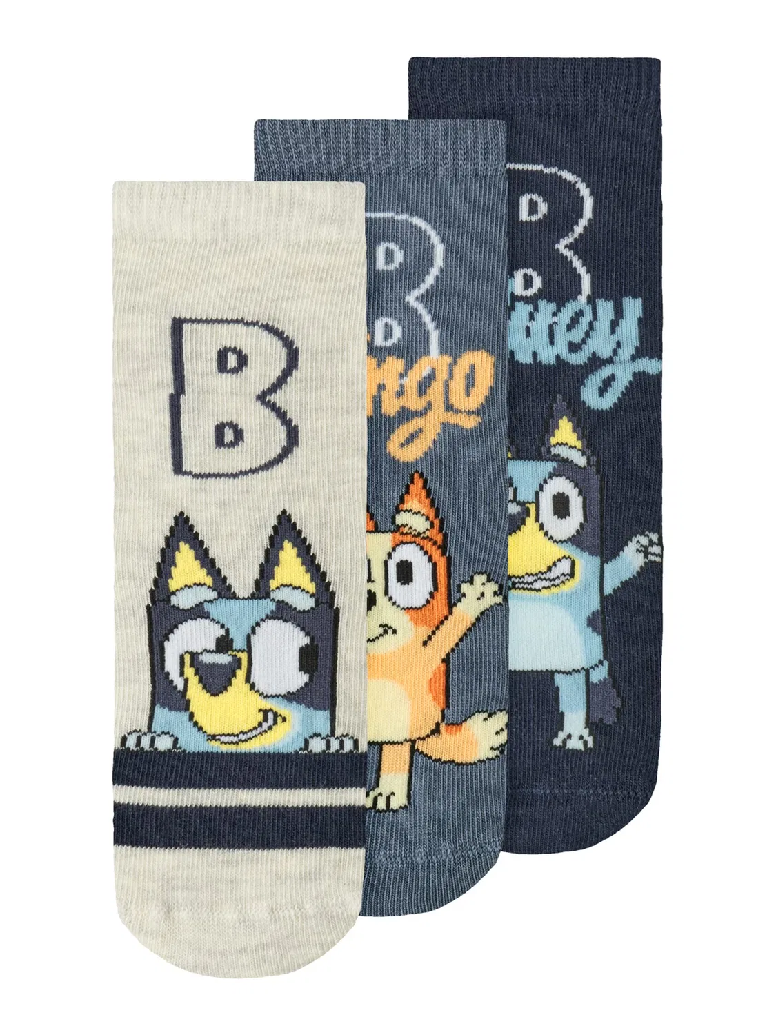 Носки 'NMMMEROLDO BLUEY' Name It, Ecru/Night Blue/Sapphire