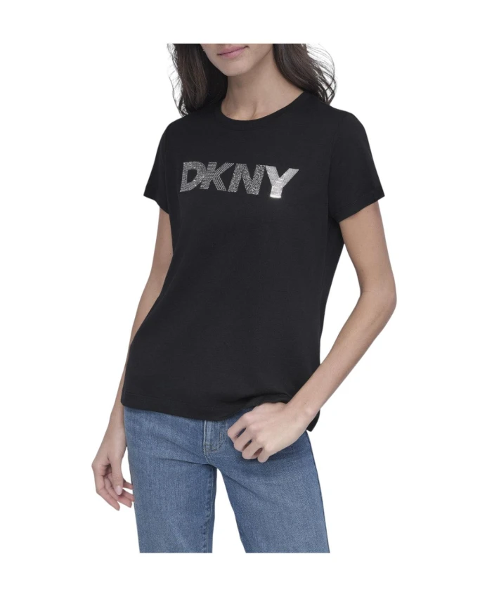 

Декорированная футболка Dkny, черный