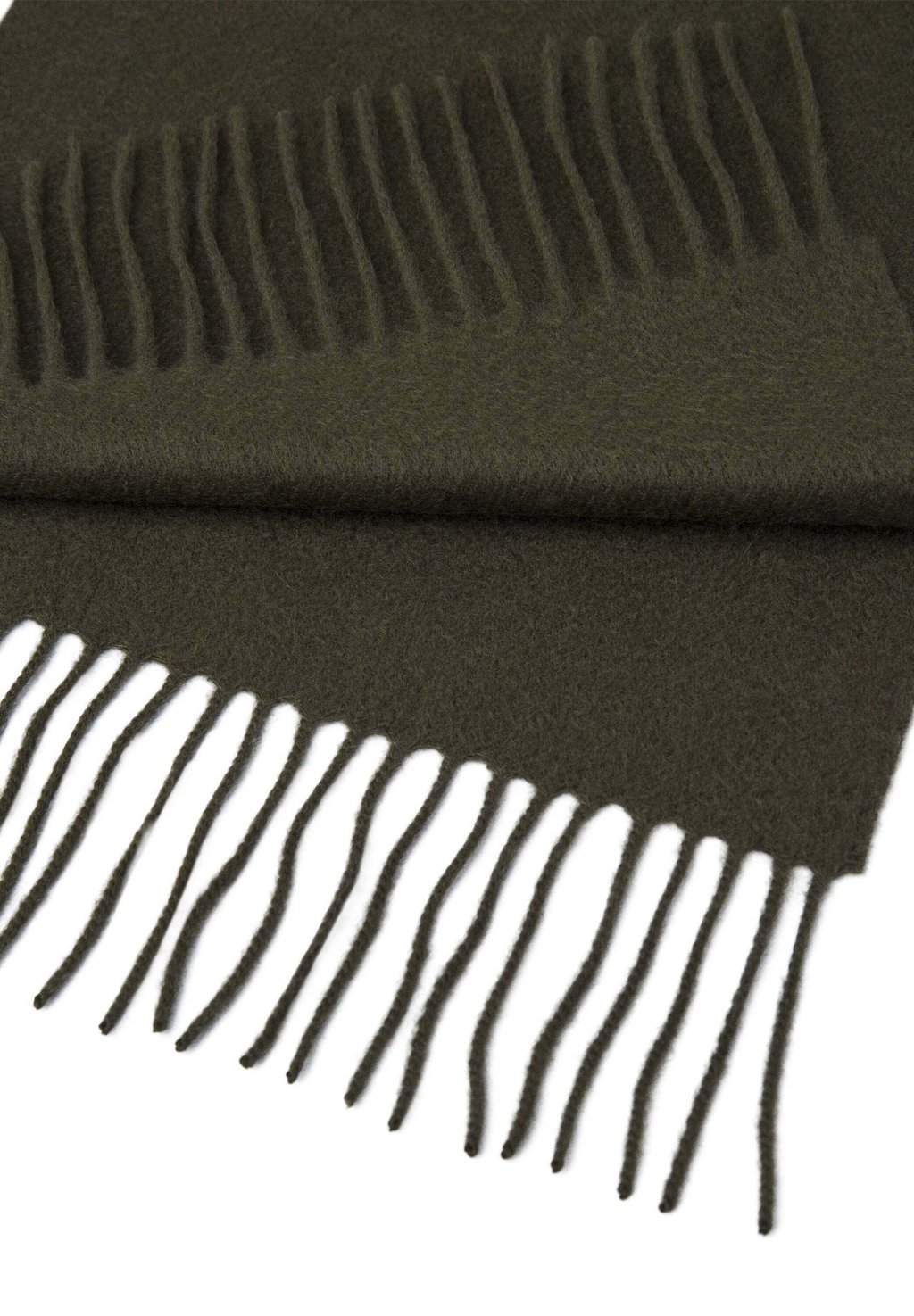 

Шарф SOLID PATCH CASH Hackett London, темно-зеленый