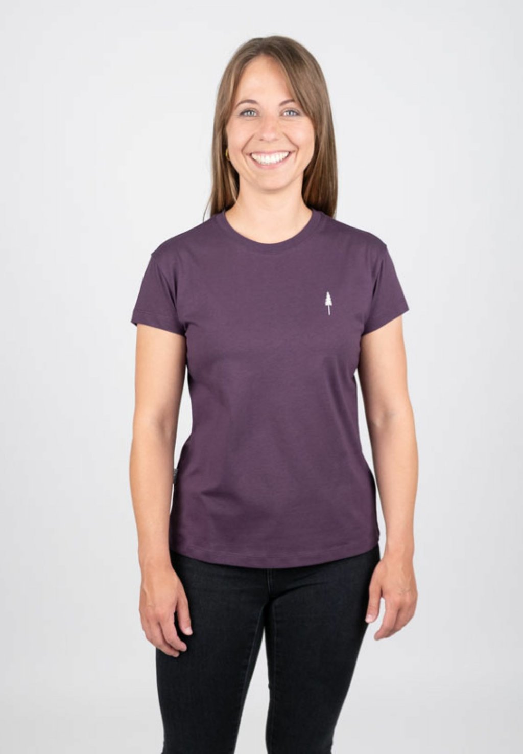 

Базовая футболка TREESHIRT WOMEN NIKIN, фиолетовый