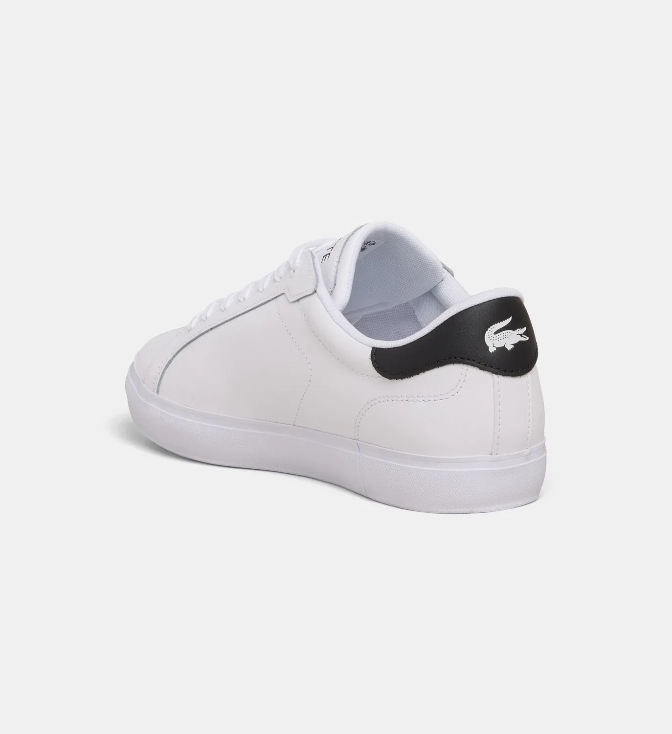 Низкие кеды Powercourt из кожи Lacoste, белый — фото 3