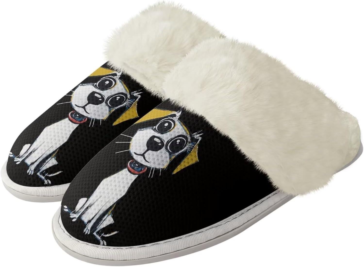 

Теплые домашние тапочки Forchrinse в виде рождественского снеговика, с мягким ворсом и эффектом памяти, для женщин и мужчин, уютные тапочки для спальни к Рождеству, Cartoon Puppy