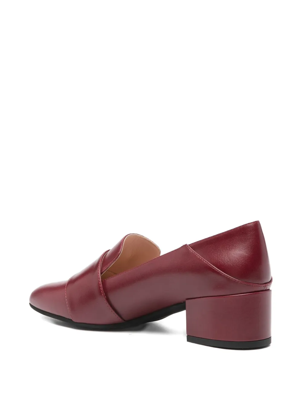 Туфли-лодочки с пряжкой на каблуке 40 мм Bally, красный — фото 3