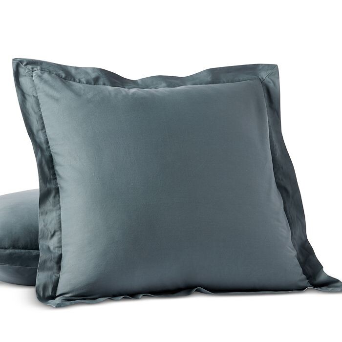 

Подушка Cloud Soft Sateen Euro Sham Coyuchi, синий