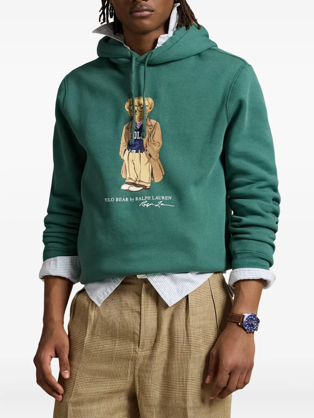 Худи Polo Bear POLO RALPH LAUREN, зеленый — фото 3