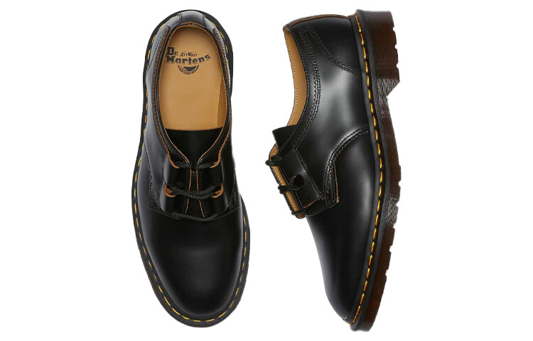Полуботинки Dr.Martens 1461 Ghillie Smooth 'Black' Women's — фото 3