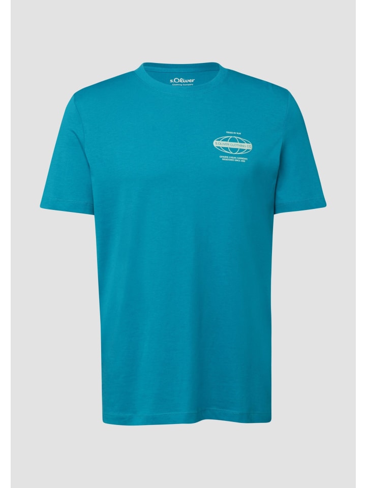 

s.Oliver Футболка цвета 66D2_бирюзовый, Зеленый, s.Oliver Футболка цвета 66D2_бирюзовый