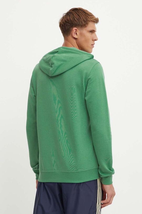 Хлопковая толстовка adidas Originals, зеленый — фото 3