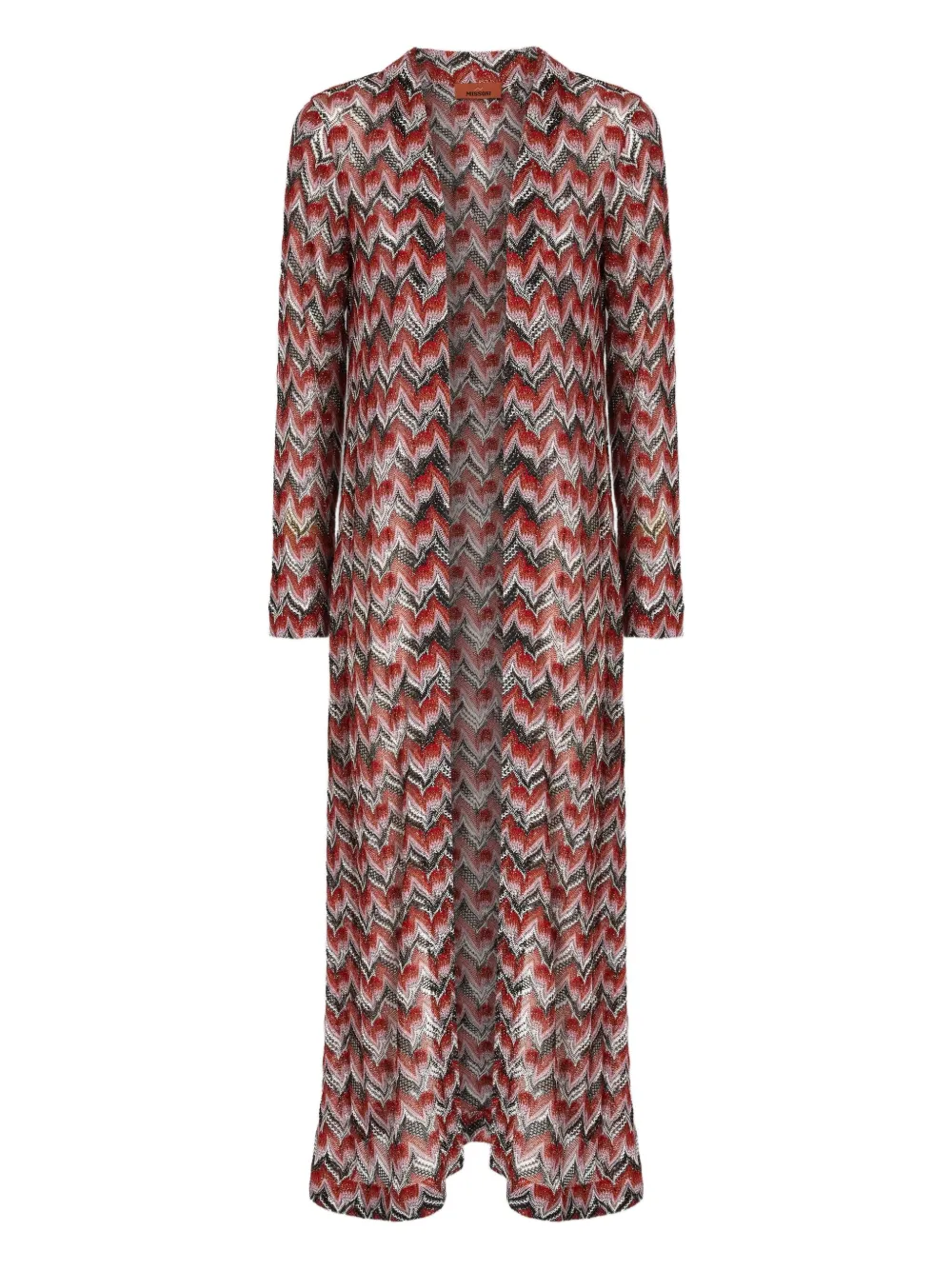 

Кардиган макси с шевронным узором Missoni, черный