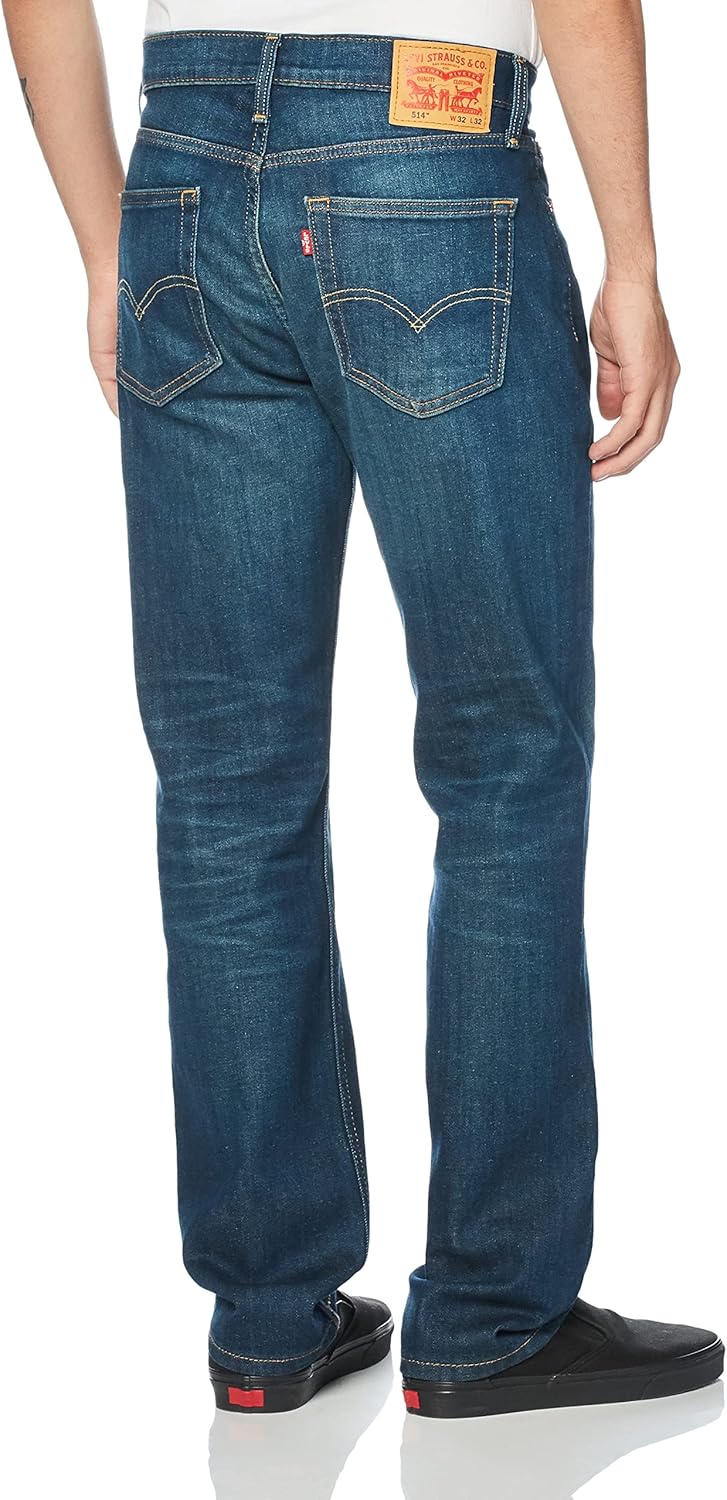 Мужские джинсы Levi's 514 прямого кроя, синий — фото 2