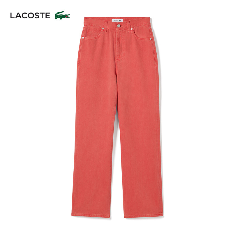

Брюки женские Lacoste летние, оранжевый / красный