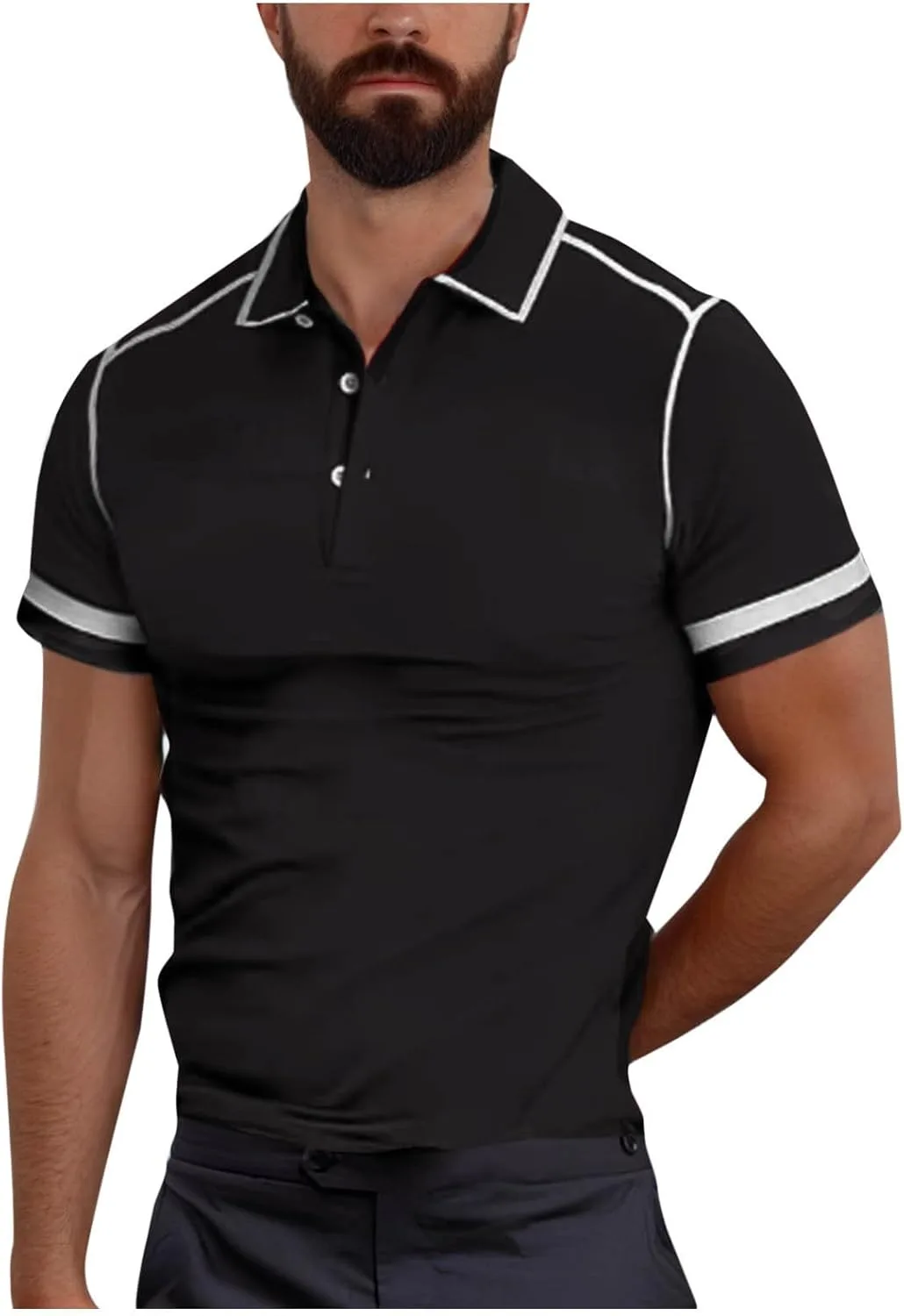 

Мужская поло для гольфа Big and Tall с коротким рукавом, Slim Fit fnnxeal