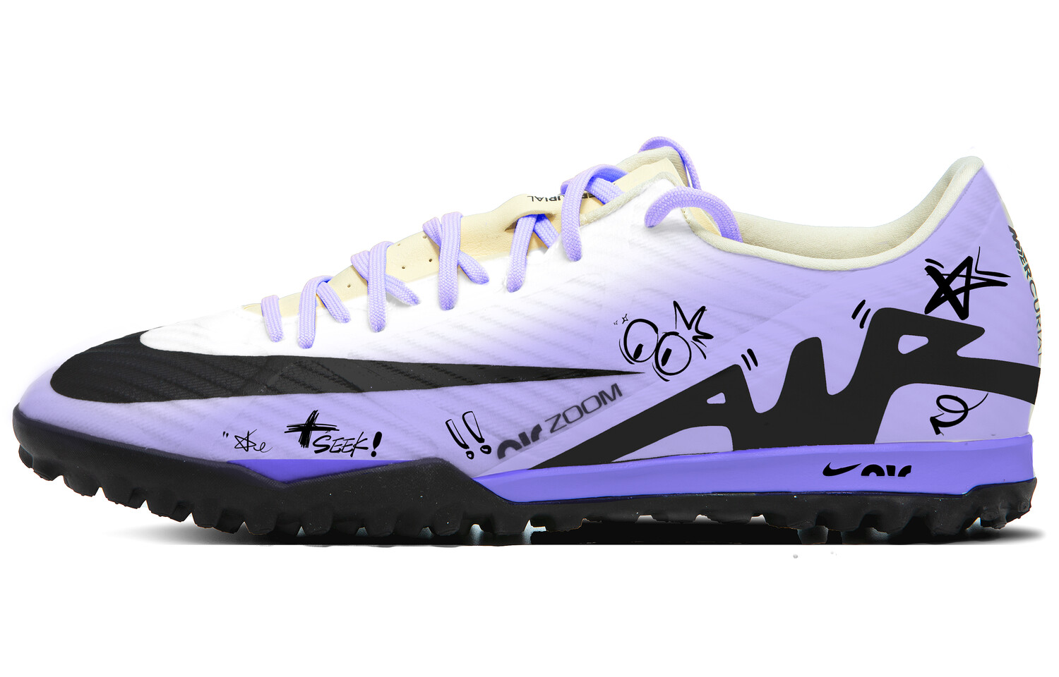 

Футбольные бутсы Air Zoom Vapor 15 мужские низкие фиолетовые/черные Nike