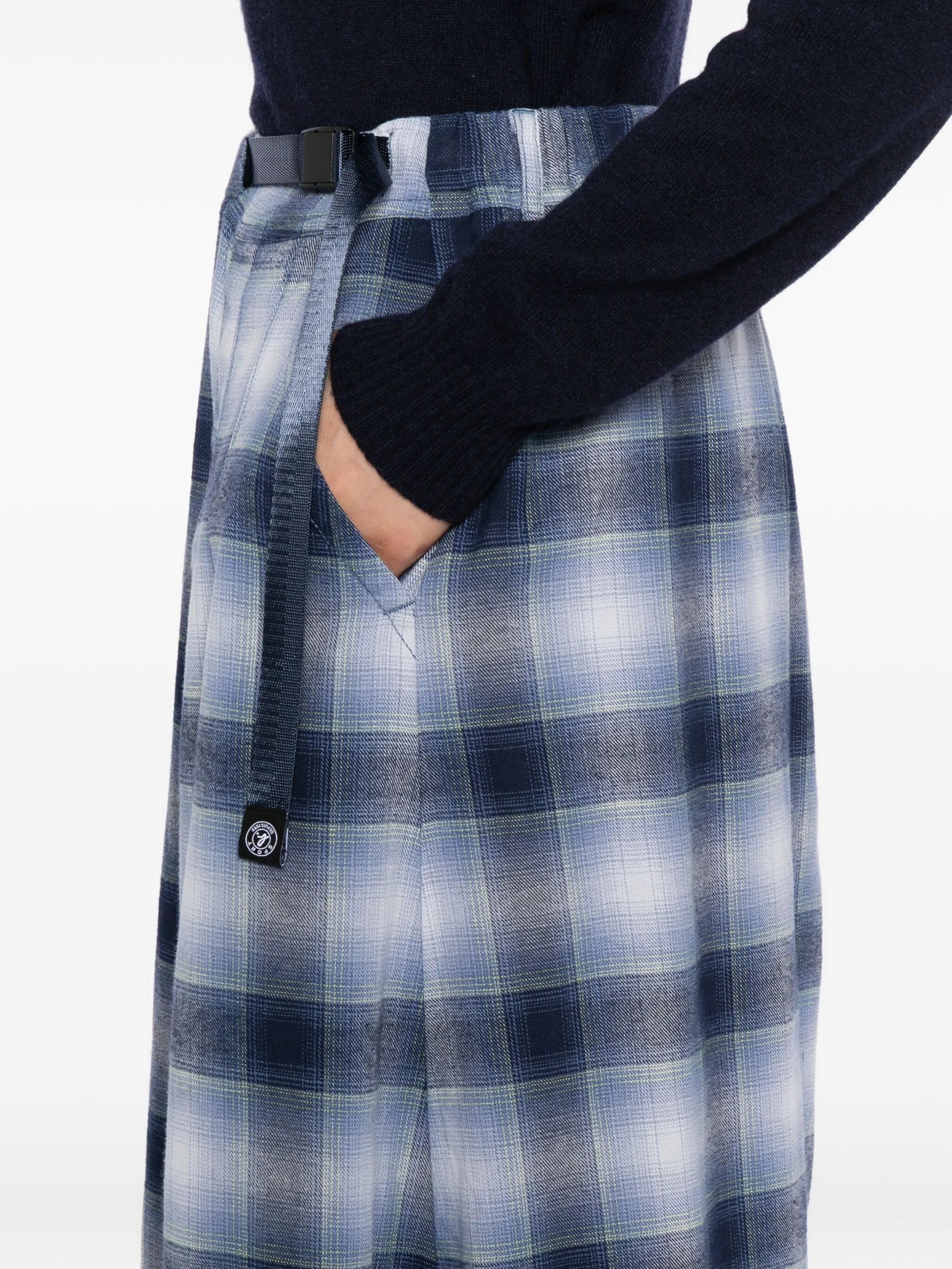 

Юбка в клетку Sport B. By Agnès B., синий