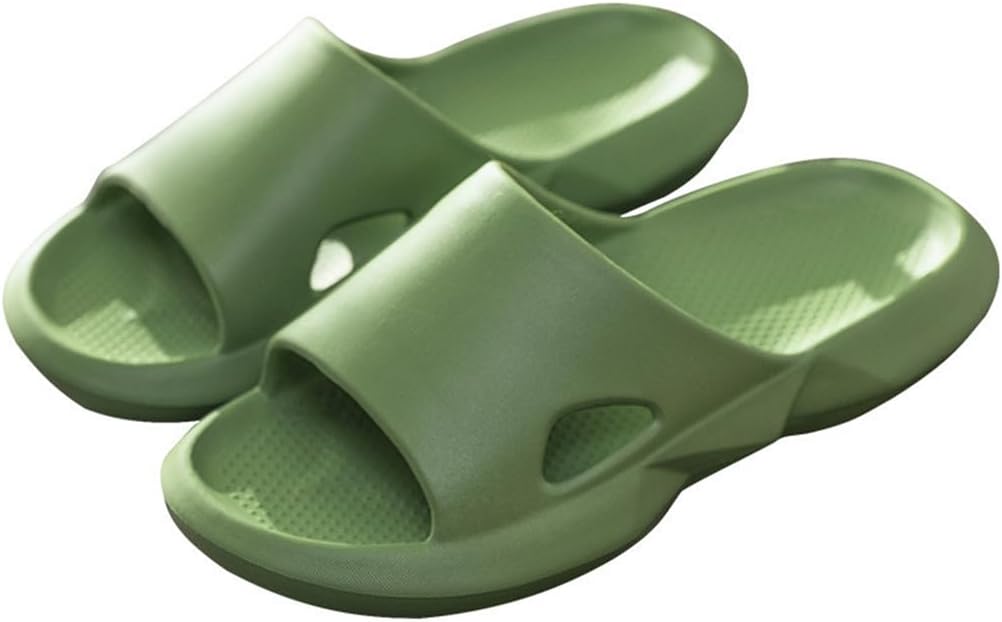 

Платформенные тапочки-подушки для мужчин и женщин, легкие шлепанцы с открытым носком для душа, удобные женские слайды «Облако», летние плоские сандалии Bydzkj, зеленый