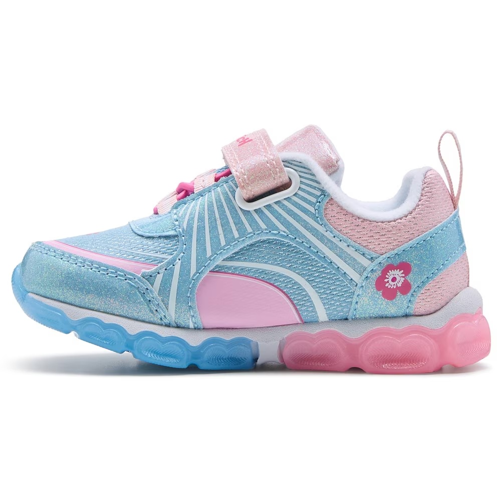 Детские светящиеся кроссовки Stitch для малышей/маленьких детей, pink/blue — фото 2