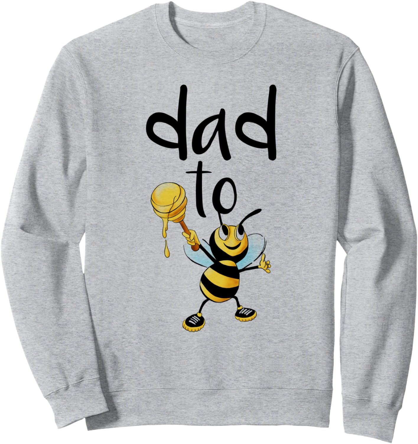 

Футболка «Будущий папа» (Dad To Bee), подарок для папы на рождение ребенка, серая Dad To Be Bee