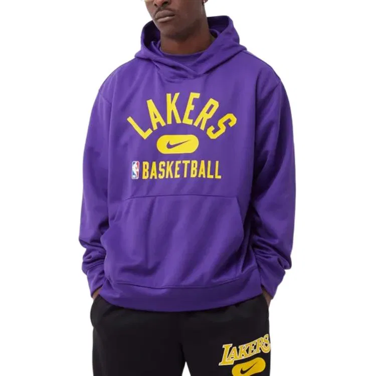 Толстовка Los Angeles Lakers Spotlight Dri FIT мужская Nike, Purple — фото 3