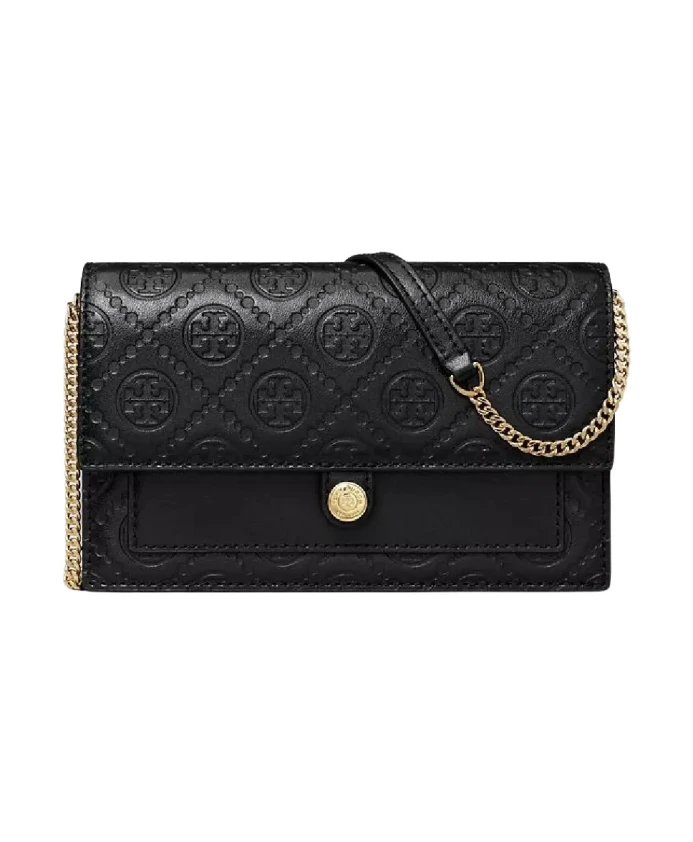 

Сумка через плечо с монограммой Tory Burch, черный