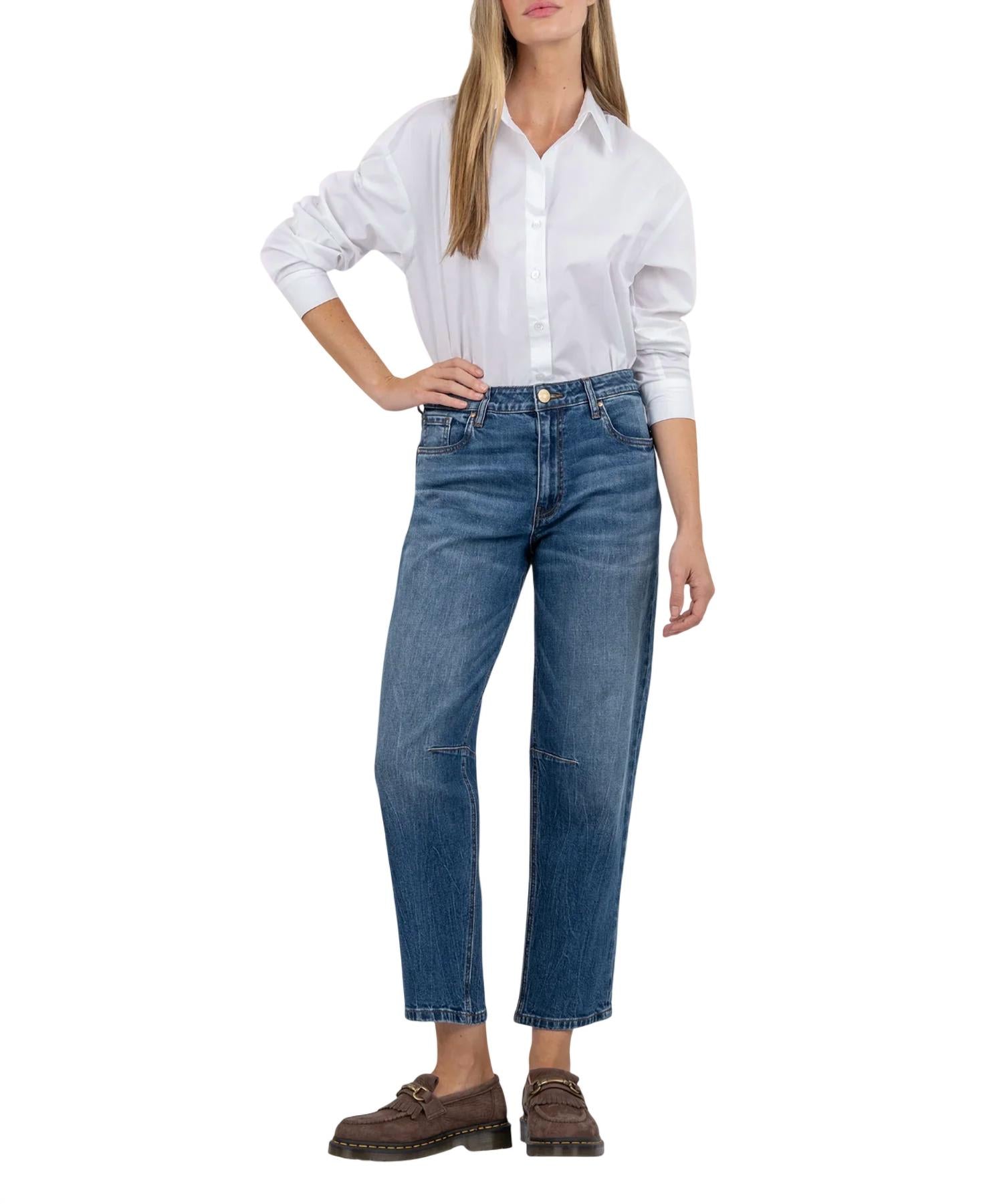 

Джинсы Ashley High Rise Straight Leg Jeans In Dedication KUT FROM THE KLOTH