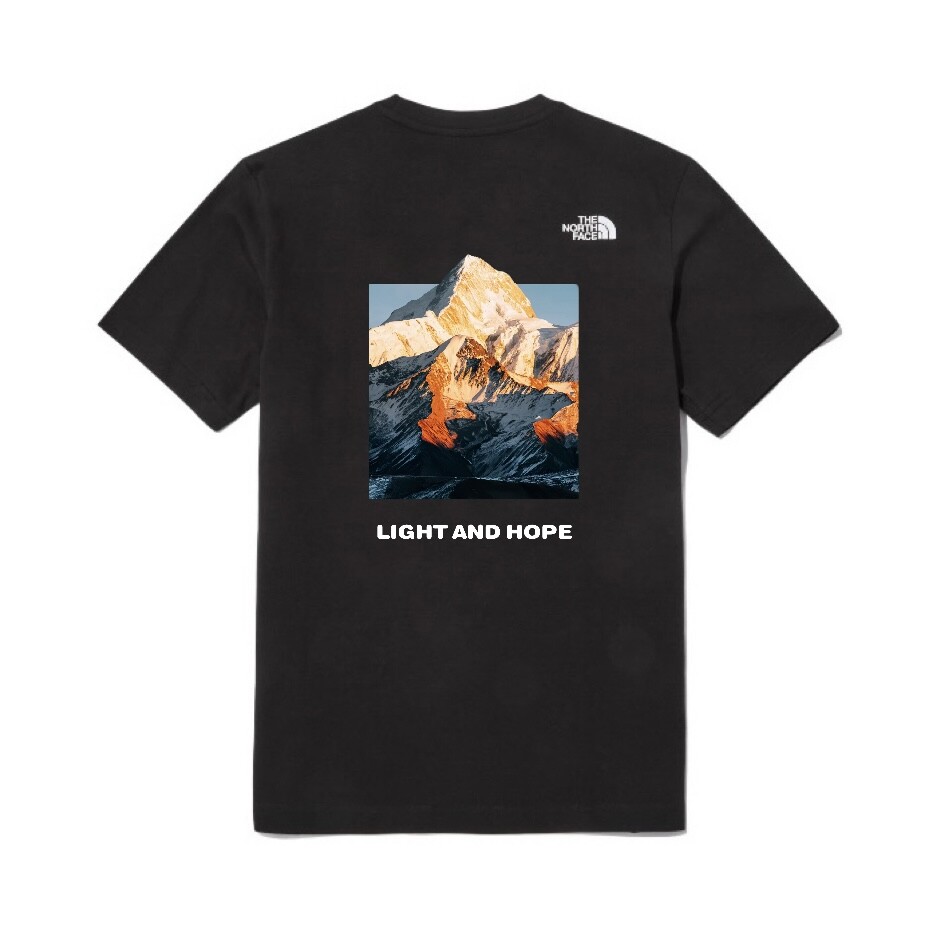 

Футболка унисекс черная The North Face, черный