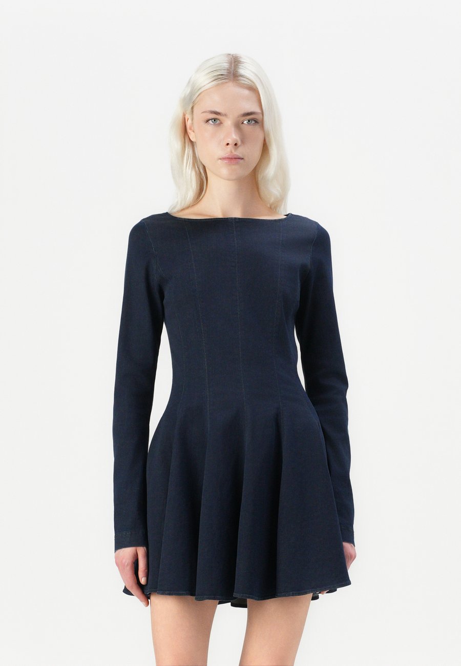

Платье Replay TOUCH PLEATED DRESS, Dark Blue/Dark-Blue Denim