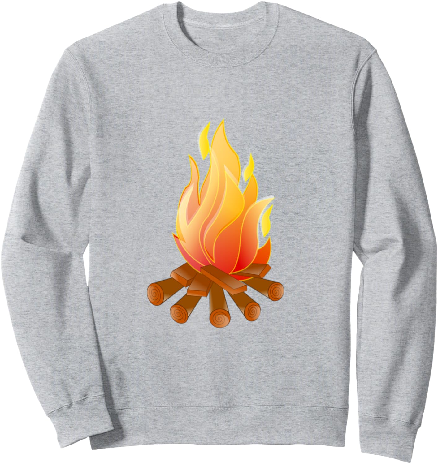 

Толстовка для похода к костру Fashion Tees, серый