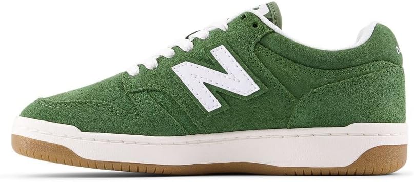 

Детские кроссовки New Balance 480 V1 на шнуровке (унисекс), белый/зеленый