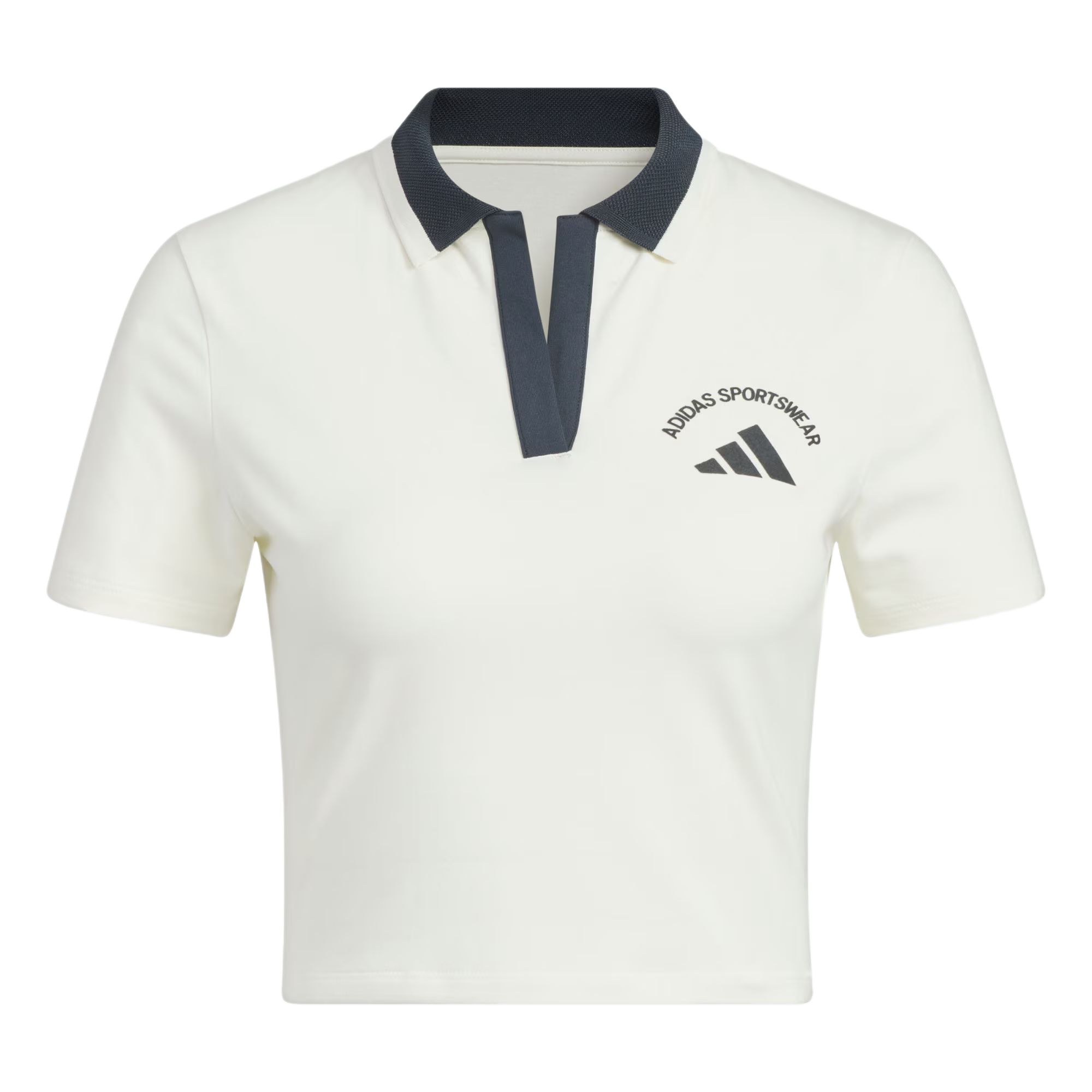 

Спортивная футболка поло женская Adidas, белый/синий